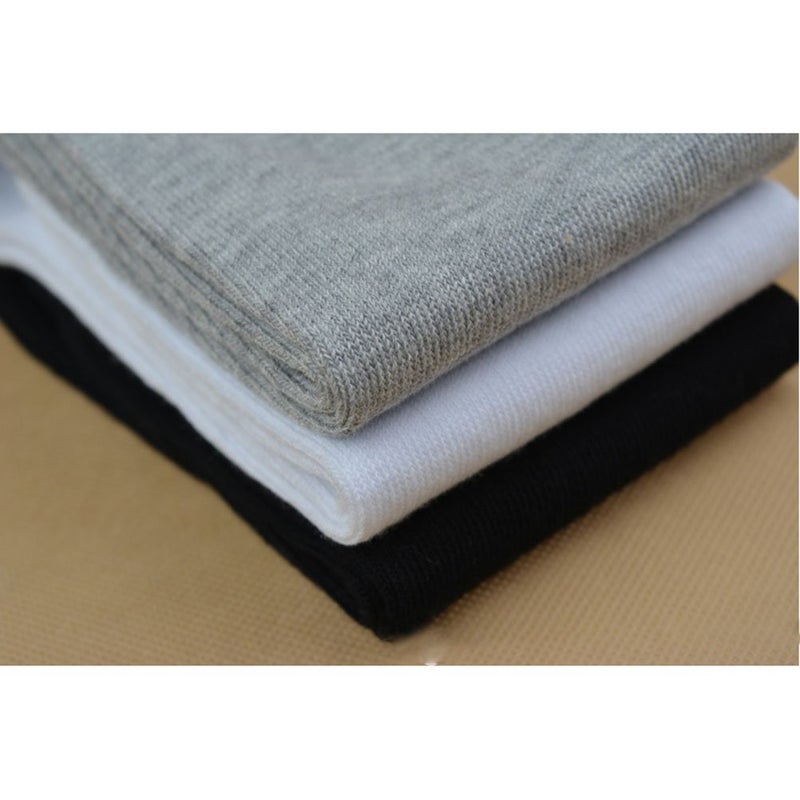 ROSENICE 3 Pairs of Elastic Cotton Tabi Toe Socks (White/Grey/Black) - Image 5